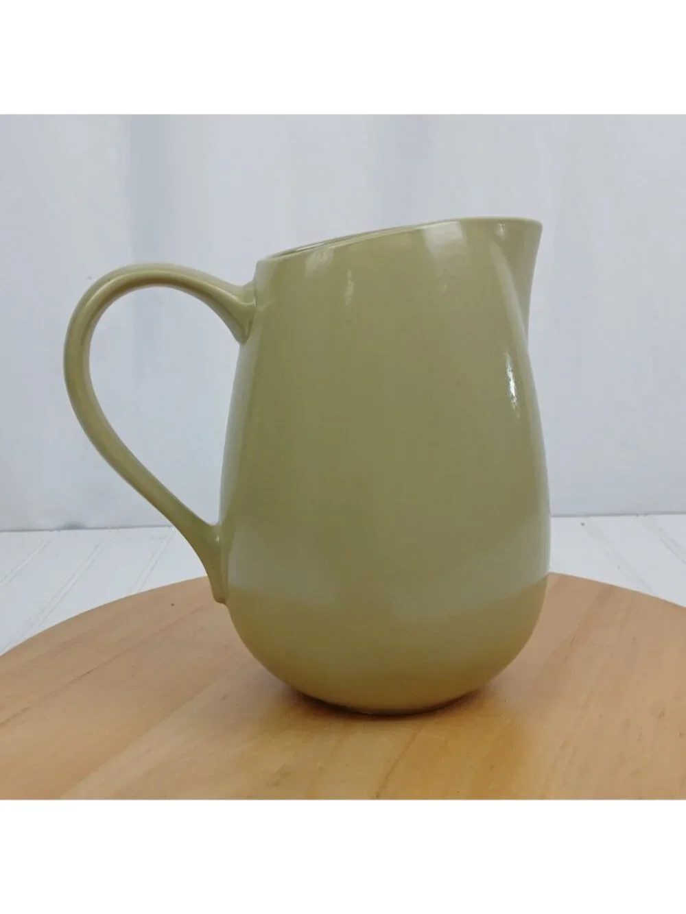Dansk Green Liora Manne Pitcher Studio LM Stoneware